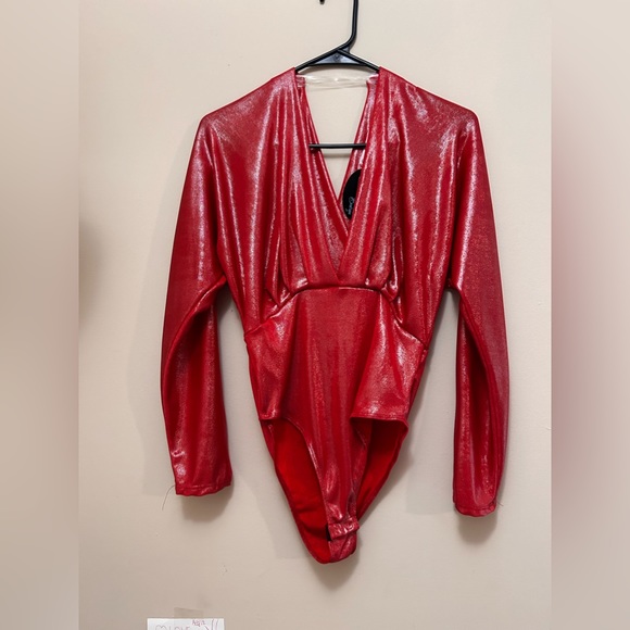 Women’s Red Bodysuit - Picture 2 of 5